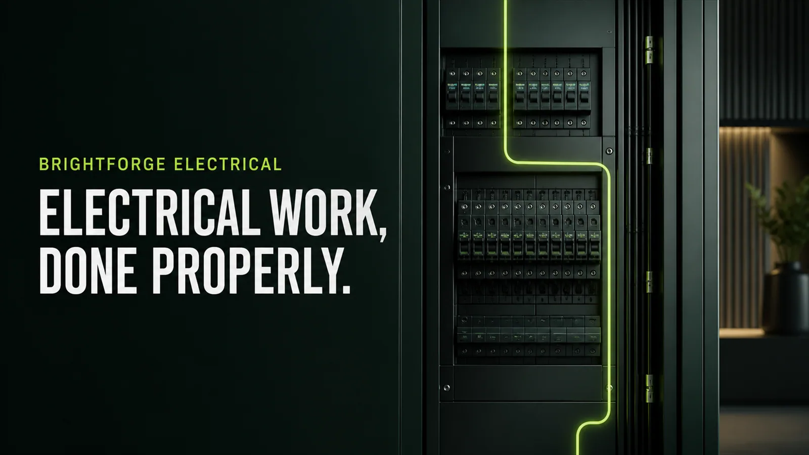 Illustrative Professional package website preview featuring a dark technical design