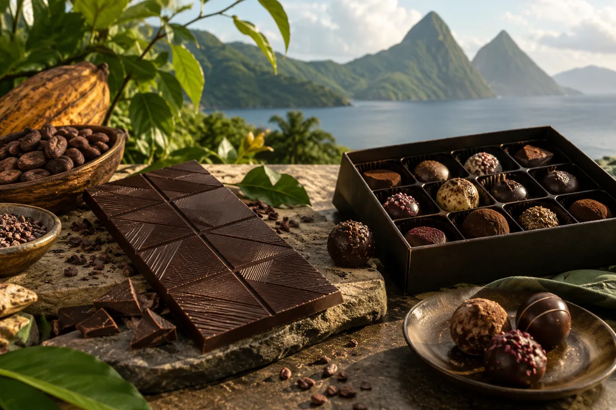 AI-generated realistic food & drink collection for Cocoa Atlas