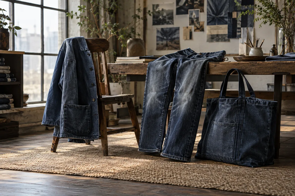 AI-generated realistic fashion collection for Indigo Archive