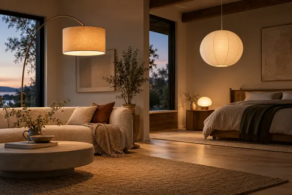 AI-generated realistic home & living scene for Luma Nest