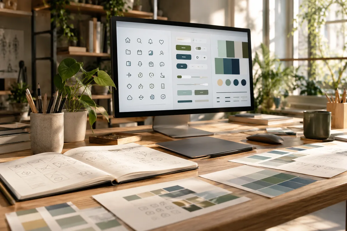 AI-generated realistic technology collection for Vector Bloom